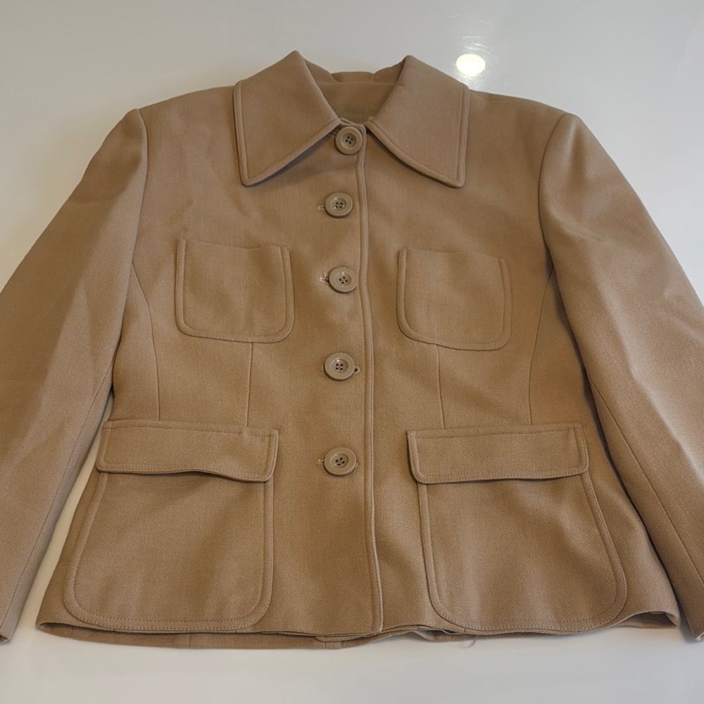 SWISH Classic Tan Women's wool blend blazer Jacket